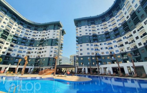 ID: 5532 1+1 Apartment, 59 m2 in Mahmutlar, Alanya, Turkey 