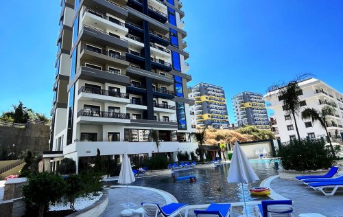 ID: 6507 1+1 Apartment, 47 m2 in Mahmutlar, Alanya, Turkey 