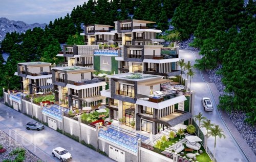 ID: 7988 4+1 Villa, 325 m2 in Tepe, Alanya, Turkey 