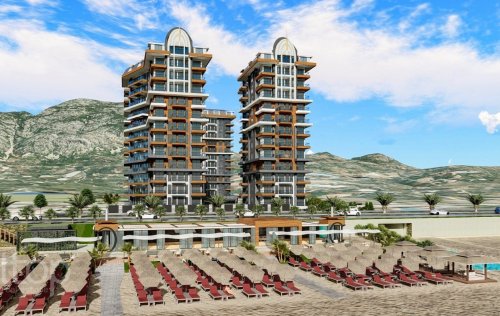ID: 4693 1+1, 2+1, 3+1 Development project, 57 m2 in Mahmutlar, Alanya, Turkey 