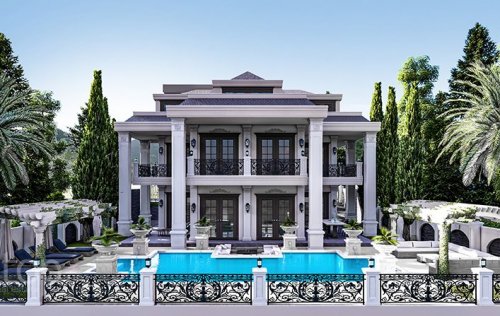 ID: 5580 5+1 Villa, 455 m2 in Kargicak, Alanya, Turkey 