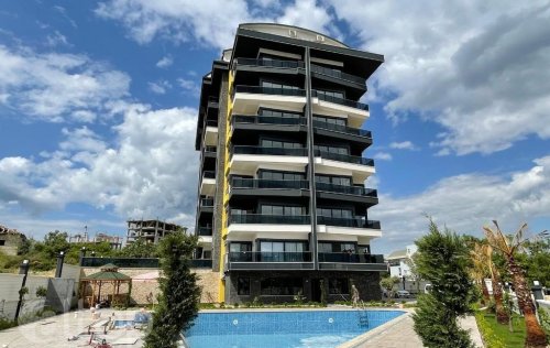 ID: 5963 1+1 Apartment, 64 m2 in Avsallar, Alanya, Turkey 