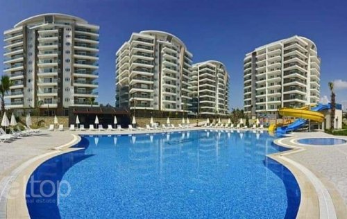 ID: 6054 1+1 Apartment, 68 m2 in Avsallar, Alanya, Turkey 