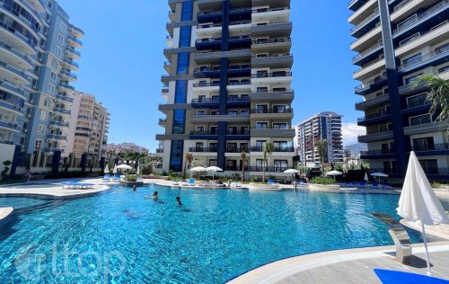 ID: 6106 1+1 Apartment, 46 m2 in Mahmutlar, Alanya, Turkey 