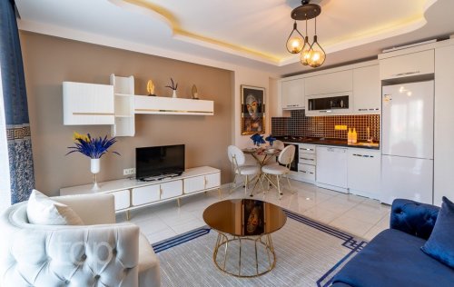 ID: 6228 1+1 Apartment, 55 m2 in Mahmutlar, Alanya, Turkey 