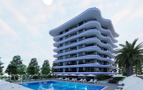 ID: 6327 1+1 Apartment, 57 m2 in Avsallar, Alanya, Turkey 