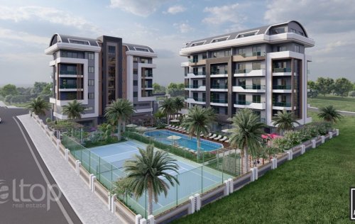 ID: 6407 1+1 2+1 3+1 Apartment, 57 m2 in Okurcalar, Alanya, Turkey 