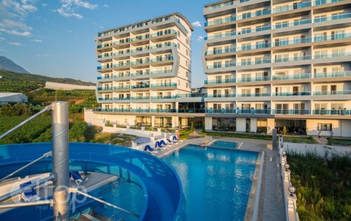 ID: 9040 1+1 Apartment, 56 m2 in Mahmutlar, Alanya, Turkey 
