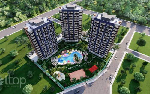 ID: 7227 1+1 2+1 Apartment, 56 m2, Mersin, Turkey 