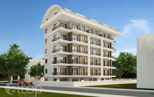 ID: 7587 1+1 2+1 Apartment, 54 m2 in Avsallar, Alanya, Turkey 
