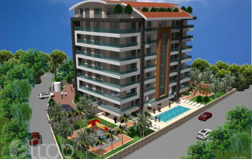 ID: 7525 1+1 Apartment, 75 m2 in Avsallar, Alanya, Turkey 