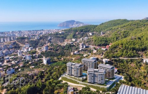 ID: 8361 1+1 2+1 3+1 Apartment, 61 m2 in Oba, Alanya, Turkey 