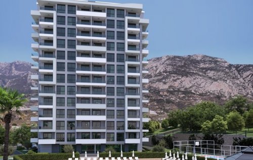 ID: 8267 1+1 2+1 4+1 5+1 Apartment, 58 m2 in Mahmutlar, Alanya, Turkey 
