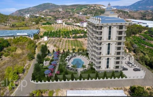 ID: 8431 1+1 2+1 Apartment, 60 m2 in Demirtash, Alanya, Turkey 
