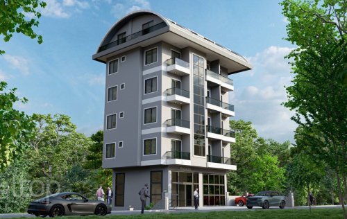 ID: 9150 1+1 2+1 Apartment, 50 m2 in Avsallar, Alanya, Turkey 