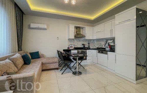 ID: 9218 1+1 Apartment, 50 m2 in Alanyas center, Alanya, Turkey 