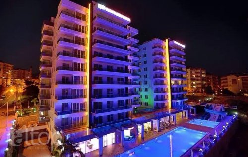 ID: 9193 1+1 Apartment, 60 m2 in Tosmur, Alanya, Turkey 