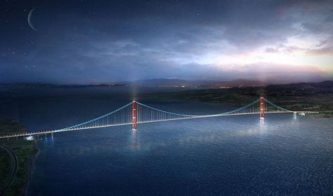 Начато строительство самого длинного подвесного моста в мире.