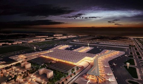 Новый аэропорт в Стамбуле возведен на 55%