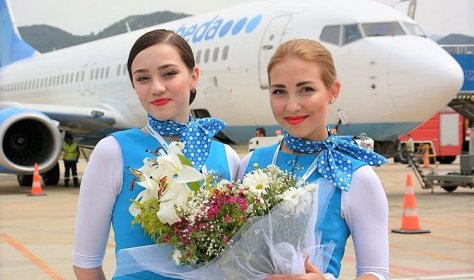 Первый прямой рейс из России приземлился в аэропорт Аланьи.