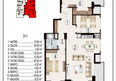 Продажа квартиры 3+1, 238,5 м2, до моря 20 м в районе Махмутлар, Аланья, Турция № 2221 – фото 26