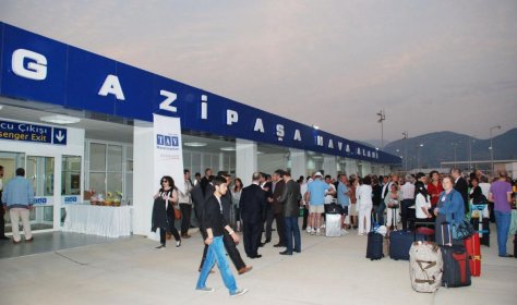  С начала этого года аэропорт в Газипаше принял 1 млн. пассажиров