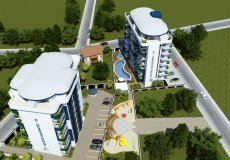 1+1 , 2+1, 3+1, 4+1 development project 600m from the sea in Alanyas center, Alanya, Turkey № 1813 – photo 12