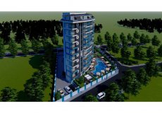 Продажа квартиры 1+1, 55 м2, до моря 600 м в районе Махмутлар, Аланья, Турция № 3711 – фото 4
