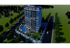 Продажа квартиры 1+1, 55 м2, до моря 600 м в районе Махмутлар, Аланья, Турция № 3711 – фото 2