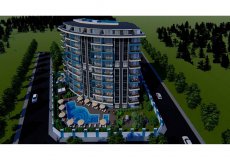 Продажа квартиры 1+1, 55 м2, до моря 600 м в районе Махмутлар, Аланья, Турция № 3711 – фото 3