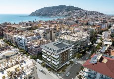 Продажа квартиры 1+1, 43,5 м2, до моря 500 м в центральном районе, Аланья, Турция № 3674 – фото 1