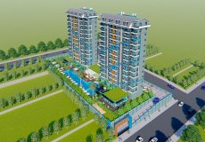 Продажа квартиры 1+1, 51 м2, до моря 1000 м в районе Махмутлар, Аланья, Турция № 4206 – фото 5