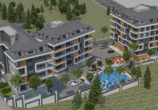 2+1, 3+1, 4+1, 5+1 development project 1300m from the sea in Alanyas center, Alanya, Turkey № 5362 – photo 4