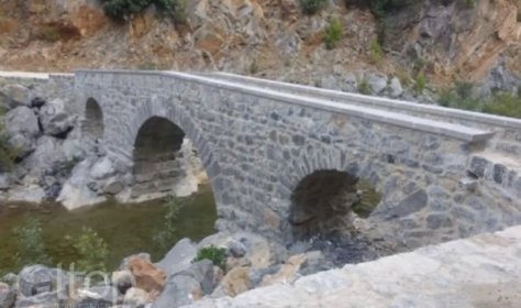 Римский мост Муглы превратился в современную дорогу