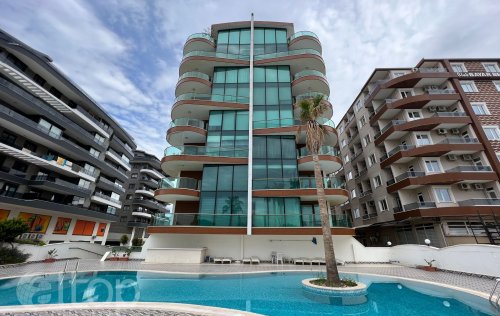 ID: 6892 1+1 Apartment, 64 m2 in Oba, Alanya, Turkey 