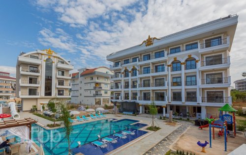 ID: 7236 1+1 Apartment, 50 m2 in Oba, Alanya, Turkey 