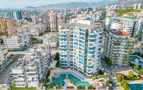 ID: 7091 1+1 Apartment, 65 m2 in Mahmutlar, Alanya, Turkey 