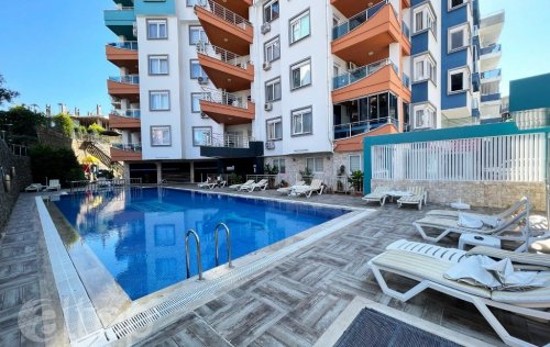 ID: 7877 1+1 Apartment, 65 m2 in Tosmur, Alanya, Turkey 