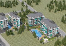Продажа квартиры 2+1 3+1, 70 м2, до моря 800 м в центральном районе, Аланья, Турция № 7011 – фото 1