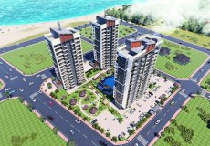 2+1 apartment for sale, 71 m2, 500m from the sea Mersin, Turkey № 7475 – photo 1