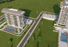 Продажа квартиры 1+1 2+1, 53 м2, до моря 2000 м в районе Демирташ, Аланья, Турция № 7653 – фото 1