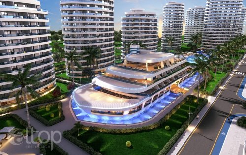 ID: 8026 Новый роскошный комплекс на Северном Кипре, пляж Лонг Бич