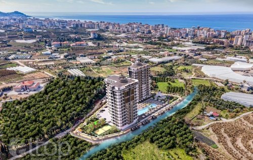 ID: 8378 1+1 Apartment, 52 m2 in Mahmutlar, Alanya, Turkey 