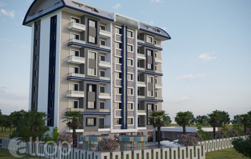 ID: 8594 1+1 2+1 3+1 Apartment, 50 m2 in Mahmutlar, Alanya, Turkey 