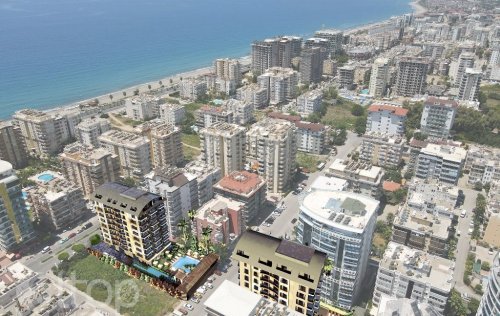 ID: 6918 1+1 2+1 4+1 Apartment, 52 m2 in Mahmutlar, Alanya, Turkey 