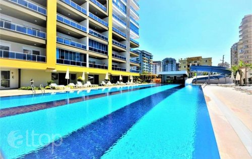 ID: 9343 1+1 Apartment, 55 m2 in Mahmutlar, Alanya, Turkey 