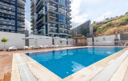 ID: 8924 1+1 Apartment, 52 m2 in Mahmutlar, Alanya, Turkey 