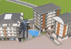 Продажа квартиры 1+1, 55 м2, до моря 700 м в центральном районе, Аланья, Турция № 8959 – фото 16