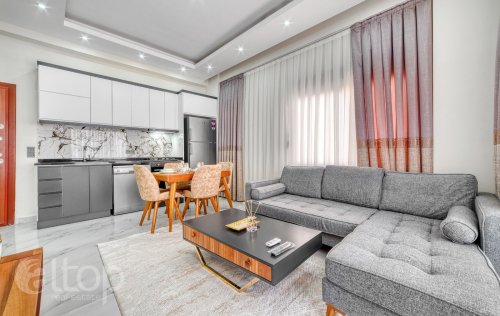 ID: 9141 1+1 Apartment, 45 m2 in Alanyas center, Alanya, Turkey 