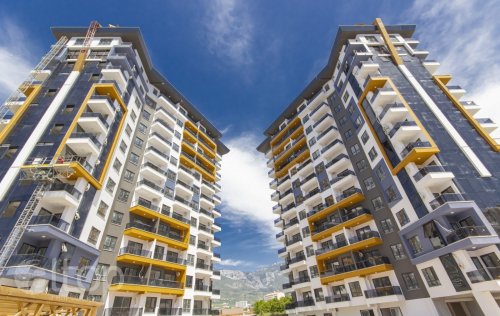 ID: 9378 1+1 Apartment, 50 m2 in Mahmutlar, Alanya, Turkey 